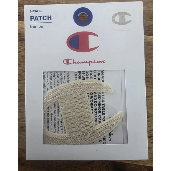 8 Champion Iron-On Embroidered Logo Patches for Apparel, Bags, Crafts #60 - Picture 2 of 8